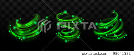 Heal self effect green air flow with medical cross 98041521