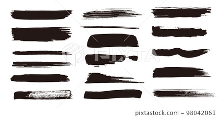 充滿活力的畫筆/水彩畫筆插圖 98042061