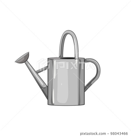 metal watering can cartoon vector illustration metal watering can cartoon vector illustration 98043466