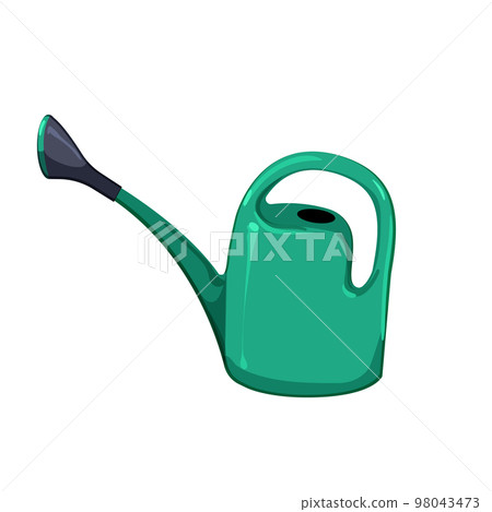 growth watering can cartoon vector illustration 98043473