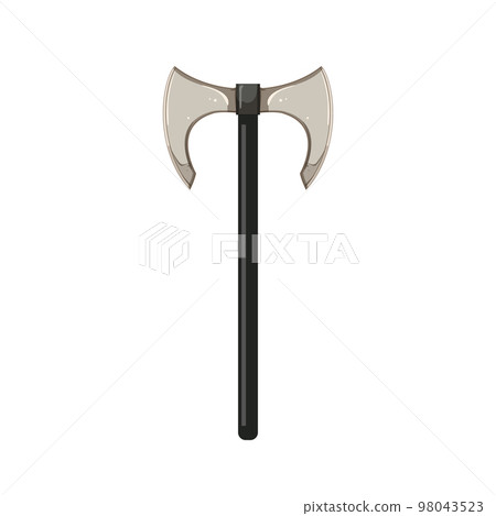 battle medieval weapon cartoon vector illustration 98043523
