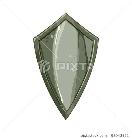 steel medieval shield cartoon vector illustration steel medieval shield cartoon vector illustration 98043531