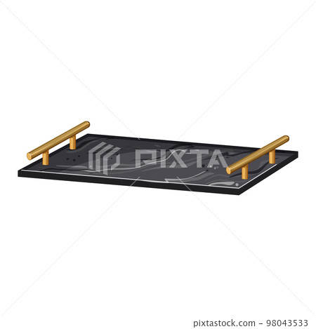 decoration marble tray cartoon vector illustration decoration marble tray cartoon vector illustration 98043533