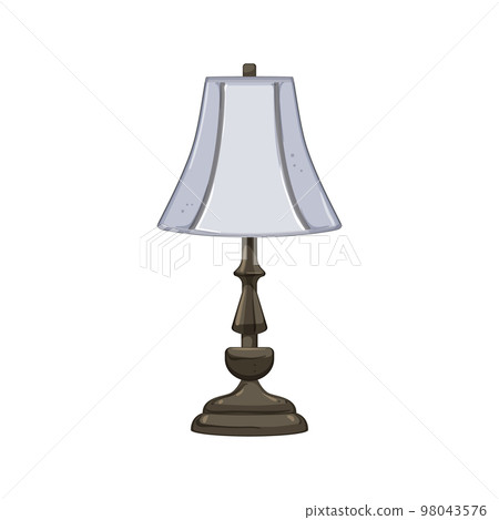 modern lamp table cartoon vector illustration modern lamp table cartoon vector illustration 98043576