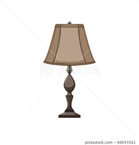 light lamp table cartoon vector illustration light lamp table cartoon vector illustration 98043581