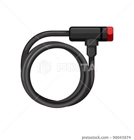 transport bicycle lock cartoon vector illustration transport bicycle lock cartoon vector illustration 98043874