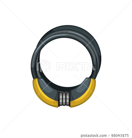 ride bicycle lock cartoon vector illustration ride bicycle lock cartoon vector illustration 98043875