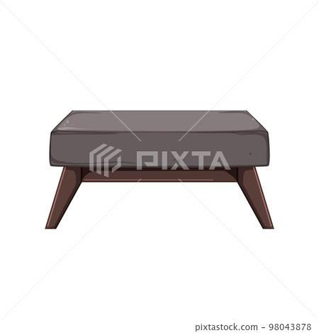 wooden bench bedroom cartoon vector illustration wooden bench bedroom cartoon vector illustration 98043878