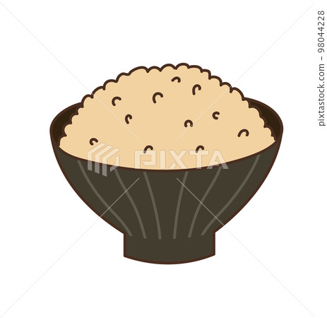 Food, breakfast, rice, intestinal activity, brown rice 98044228