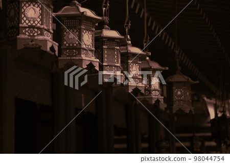 Hanging lantern monochrome 98044754