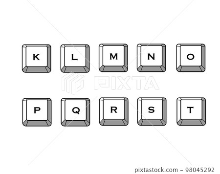 keyboard button - Stock Illustration [98045292] - PIXTA