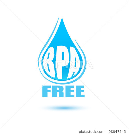 BPA free vector certificate icon. No bisphenol - Stock Illustration  [98047243] - PIXTA