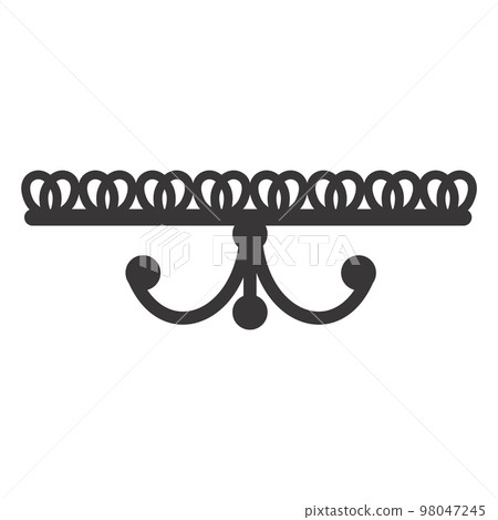 Stand cake in flat icon style. Empty tray for fruit and desserts. Vector illustration. Stand cake in flat icon style. Empty tray for fruit and desserts. Vector illustration. 98047245