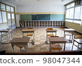 quiet classrooms and desks 98047344
