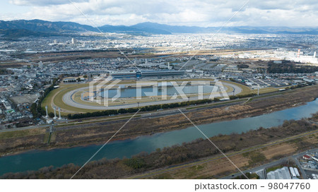 2023年1月改造中的京都賽馬場周邊鳥瞰圖 2023年1月改造中的京都賽馬場周邊鳥瞰圖 98047760