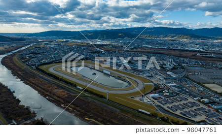 2023年1月改造中的京都賽馬場周邊鳥瞰圖 2023年1月改造中的京都賽馬場周邊鳥瞰圖 98047761
