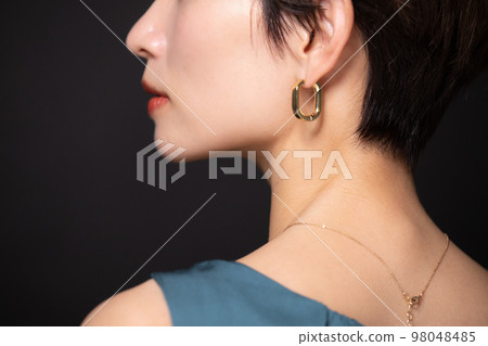 Beautiful neck and nape body parts 98048485