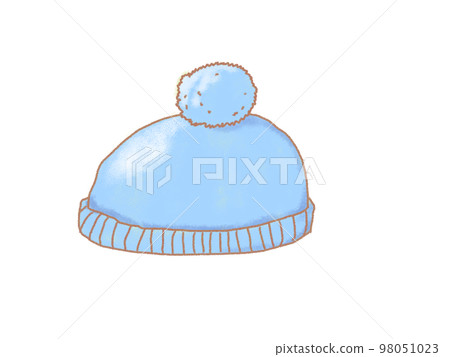 pompom hat light blue 98051023
