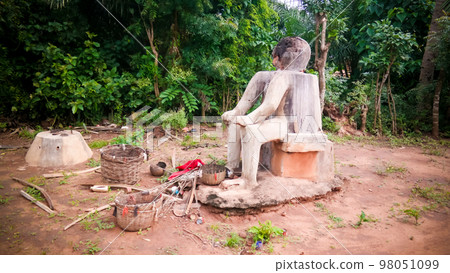 woodoo Village of Ewe aka Gen people . Anfoin, Togo woodoo Village of Ewe aka Gen people . Anfoin, Togo 98051099