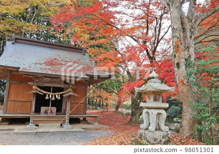 赤田神社的紅葉 赤田神社的紅葉 98051301
