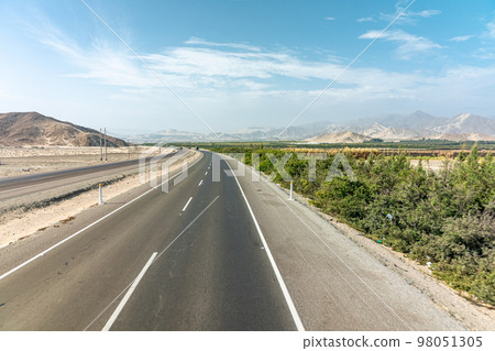 freeway in the mountainous nature of South America freeway in the mountainous nature of South America 98051305