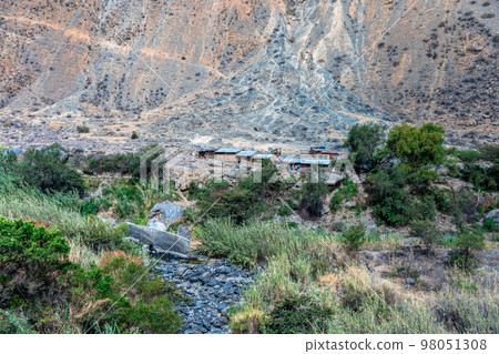 Mountain nature of South America in Peru 98051308