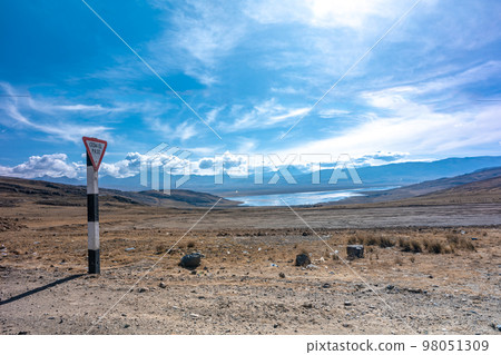 Mountain nature of South America in Peru Mountain nature of South America in Peru 98051309