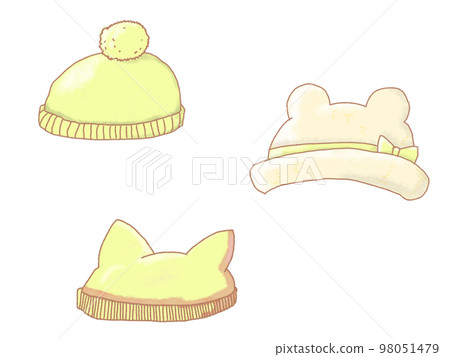 hat set yellow hat set yellow 98051479