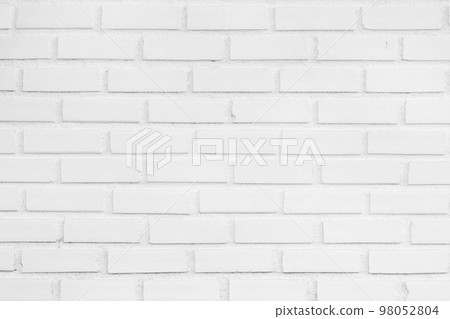 White grey brick wall texture with vintage style pattern for background and design art work. 98052804