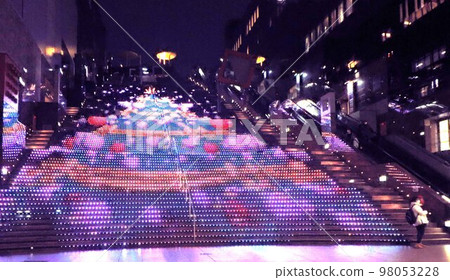 Kyoto station building stairs 98053228