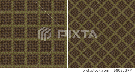 Textile fabric background. Seamless pattern check. Texture tartan plaid vector. 98053377