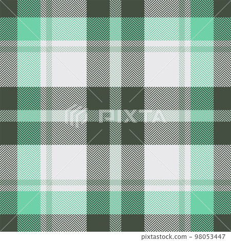 Plaid check pattern. Seamless fabric texture. Tartan textile print. 98053447