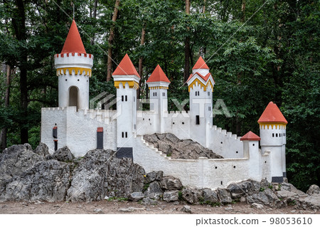 Miniature of the castle on rock Miniature of the castle on rock 98053610
