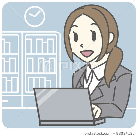 在公司做辦公室工作的女人 98054183