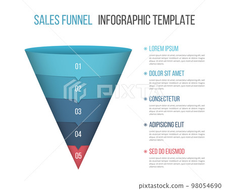 Funnel Diagram Template 98054690