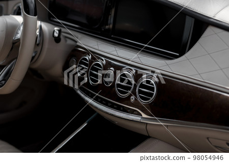 Luxury car interior Luxury car interior 98054946