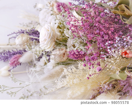 乾花（紫/白） 98055578