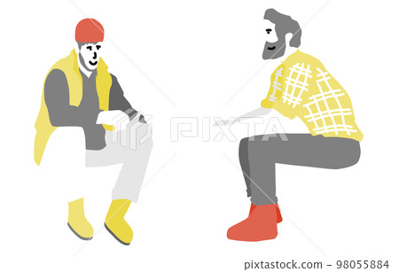 Sitting person set Fall/Winter 98055884
