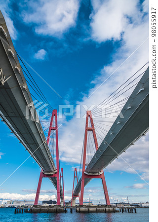 《Aichi Prefecture》Nagoya Port Meiko Nishi Ohashi Bridge 98055917