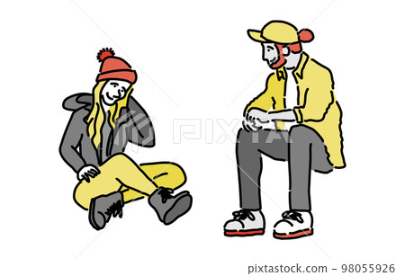 Sitting person set Fall/Winter Sitting person set Fall/Winter 98055926