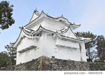 名古屋城東南角樓雪景 98056859
