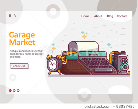 Garage Market Antiques and Rarities Banner 98057483