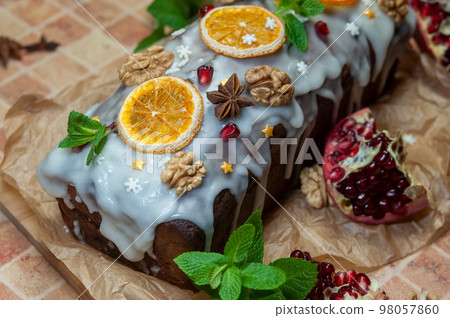 Christmas stollen. Christmas stollen. 98057860
