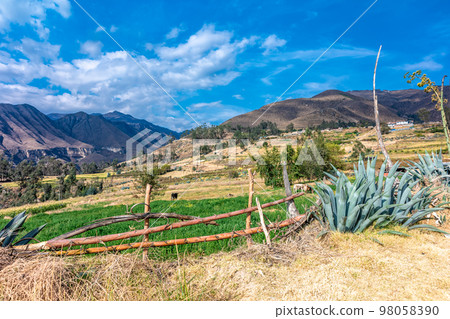Mountain nature of South America in Peru Mountain nature of South America in Peru 98058390