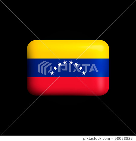 Venezuela Flag 3D Icon. National Flag of Venezuela 98058822