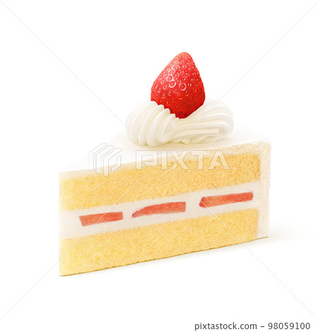 脆餅草莓蛋糕插畫真實 98059100