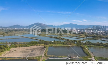 6 Jan 2023 the landscape of Fung Lok Wai Fish Pond 6 Jan 2023 the landscape of Fung Lok Wai Fish Pond 98059812