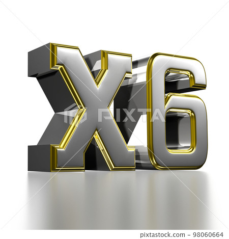 X6 stainless steel gold rim 3D. X6 stainless steel gold rim 3D. 98060664