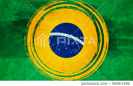 Abstract concept grunge Brazilian background 98061496