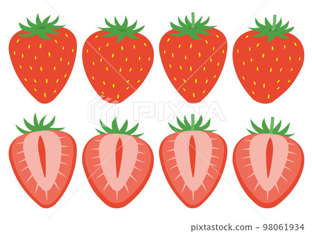 Strawberry illustration set_1 Strawberry illustration set_1 98061934